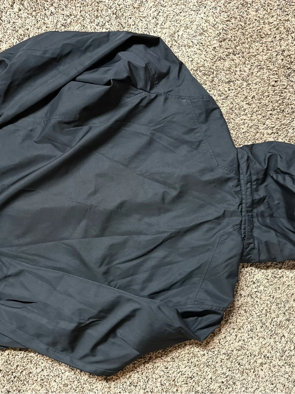CALVIN KLEIN MEN'S LARGE 3 IN 1 BLACK COAT JACKET HOOD WATER RESISTANT